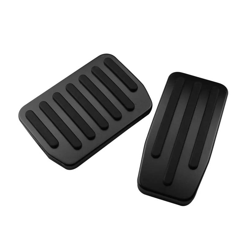 Pedalpad-Abdeckungen Auto Fußpedal Bremspedal Rest Pedal Pads Matten Abdeckung Für - Modell 3 Y Accelerator Gas Kraftstoff Modell Y Zubehör(Schwarz) von HZZST