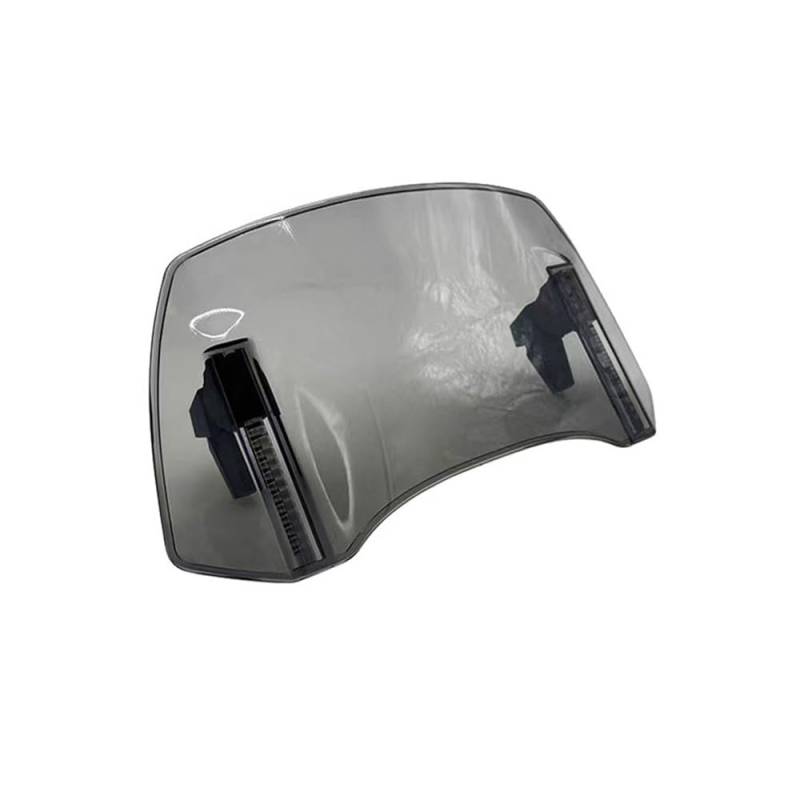 Motorräder Windschild Universal Motorrad Roller Einstellbare Clip On Windschutzscheibe Windschutzscheibe Verlängerung Spoiler Windabweiser Einstellbar Abschließbar von HaIlm