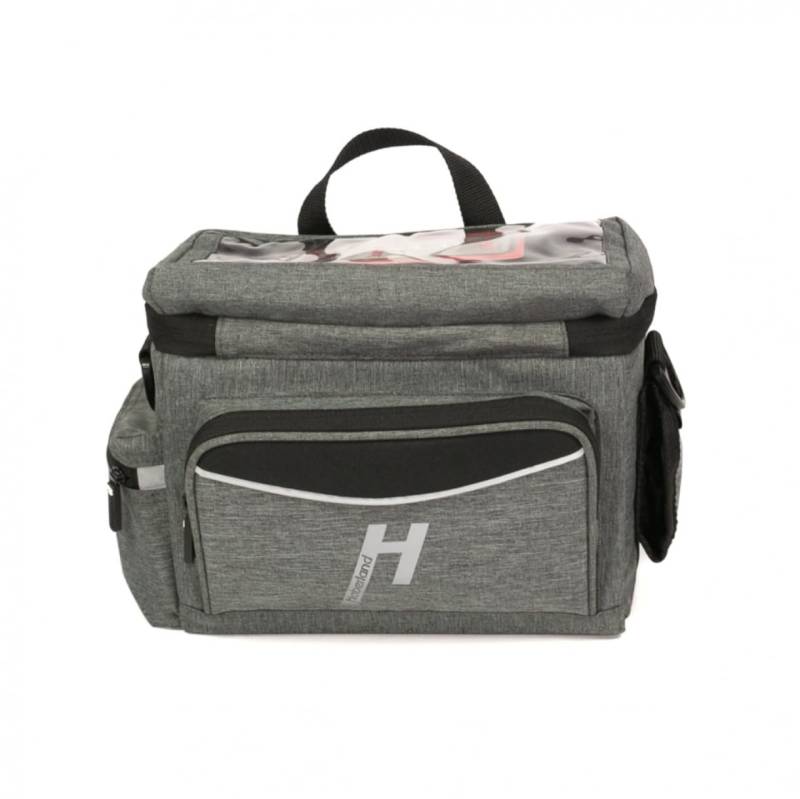 Haberland Maxi Fahrradtasche Lenkertasche 8L Grau von Haberland