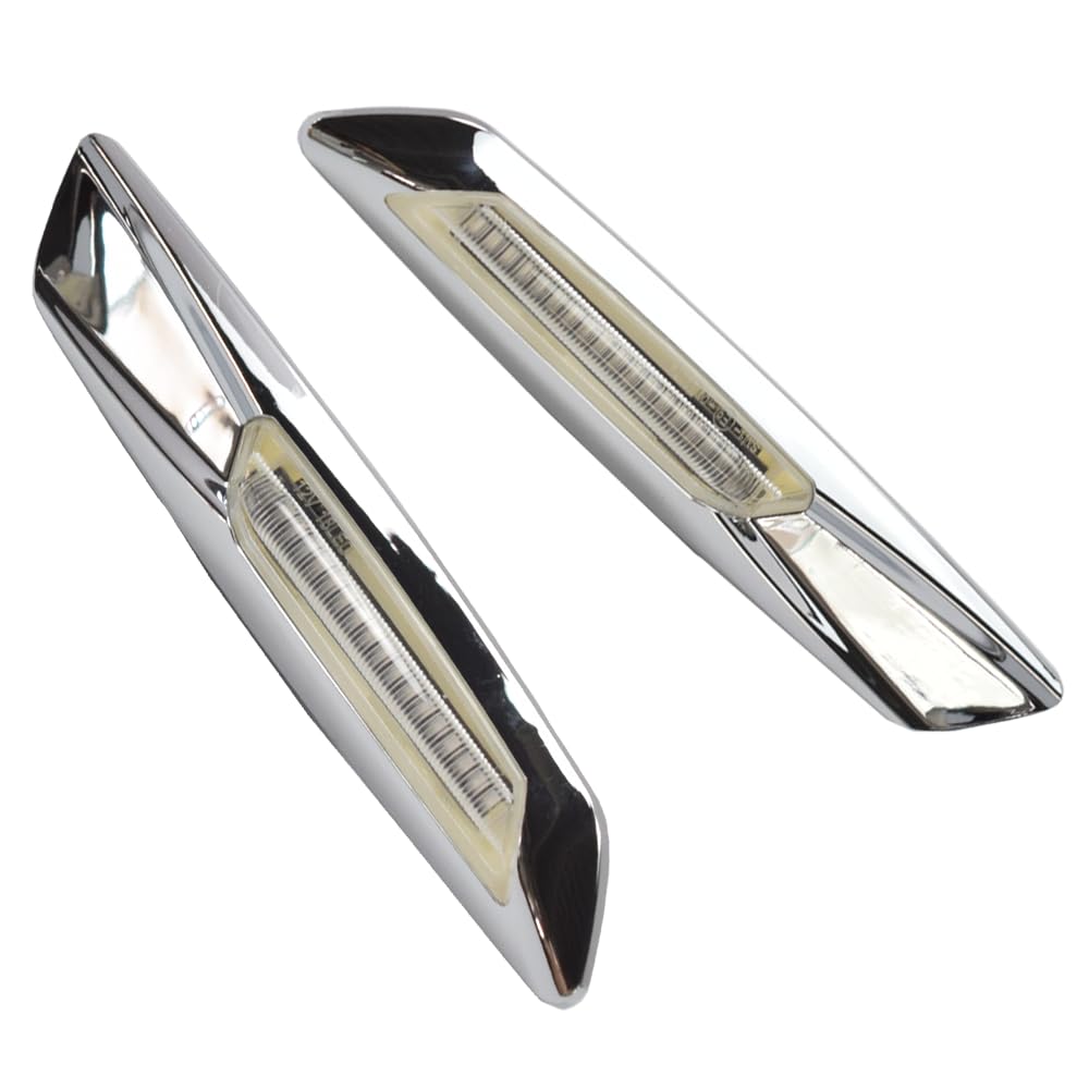 2 Stück LED Blinker für B-MW 1 3 5 Series 1 3 5 Series E81 E82 E87 E88 E90 E91 E92 E93 E60 E61 F10 E39 63137253325 (Transparent) von Hacreyatu