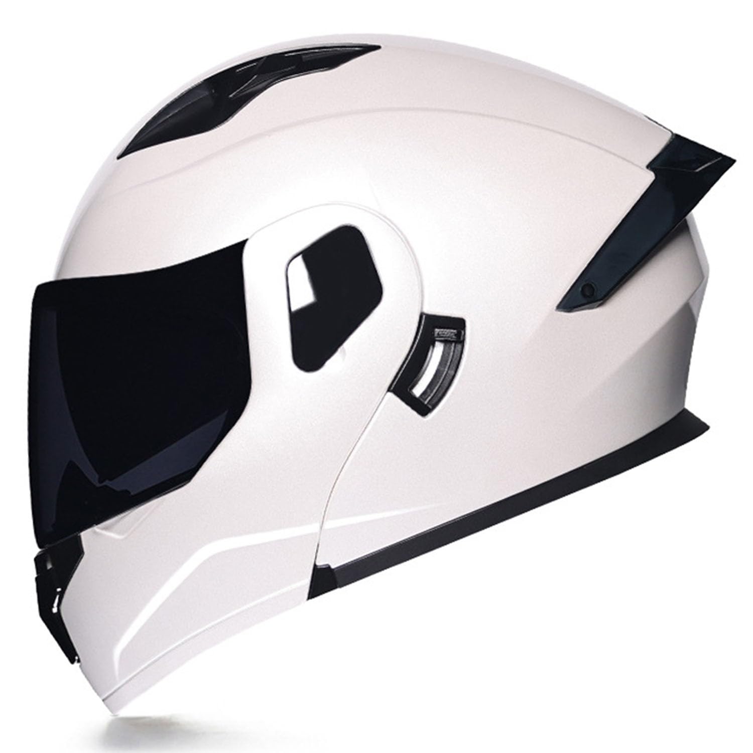 Motorradhelm Klapphelm Integralhelm Mit Doppelvisier Modularer Motocross Helm Sturzhelm Für Damen Herren ECE Zertifiziert Flip Vollvisierhelm Motorrad Rollerhelm 10,XXL:63-64CM von HaiBing