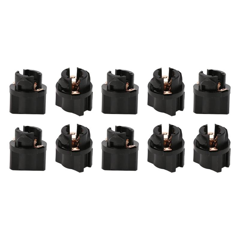 10 Stück Lampe, LED, Drehsockel, Armaturenbrett, Instrumentententafel, Cluster-Sockel, Lampenfassung von Haiki