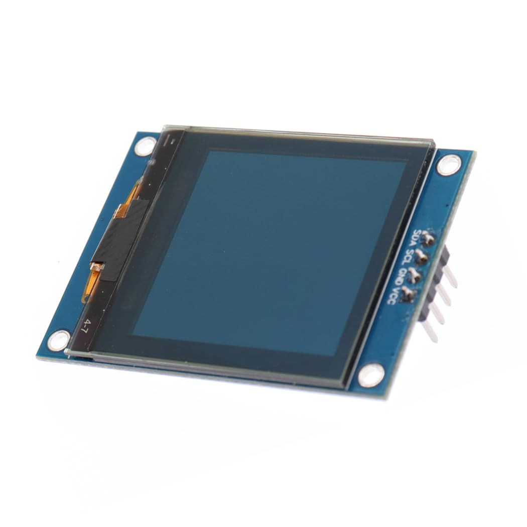 Hailege 1,5" SH1107 OLED Display Modul 1,5 Zoll IIC I2C 4 Pin 128x128 OLED Bildschirm LCD Display Weiß von Hailege