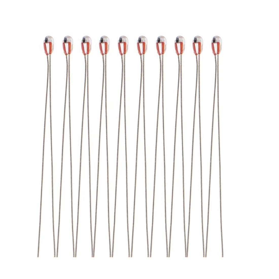 Hailege 10pcs 3D-Drucker NTC Thermistor 100 K Genauigkeit 1% B Wert Temperatursensor 3D-Drucker Teile von Hailege