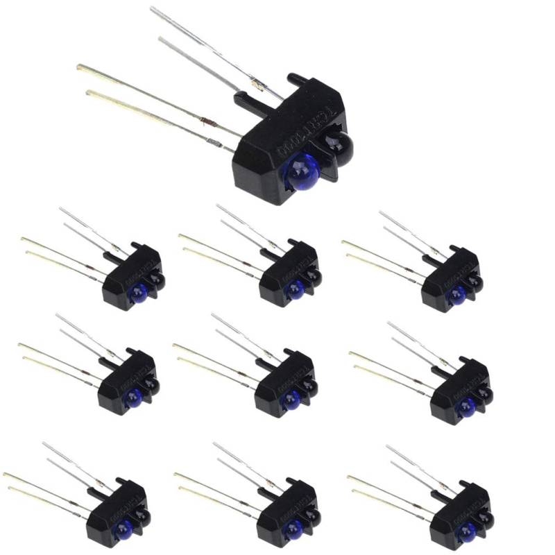 Hailege 20pcs TCRT5000L TCRT5000 Optoelektronische Sensoren Reflektierender optischer Sensor Transistorausgang Infrarot 950mm 5V 3A für Smart Car Robot von Hailege