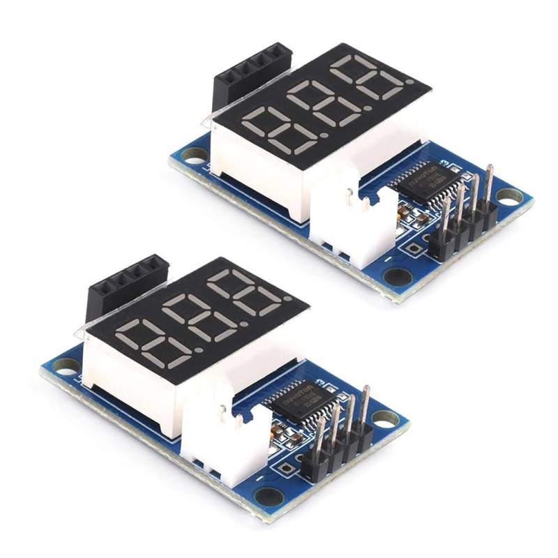 Hailege 2pcs HC-SR04 Ultraschallsensormodul 5V SR04 Ultraschall-Entfernungsmesssensor STM8S103 SR04 Ultraschallwellenerkennungsmodul von Hailege