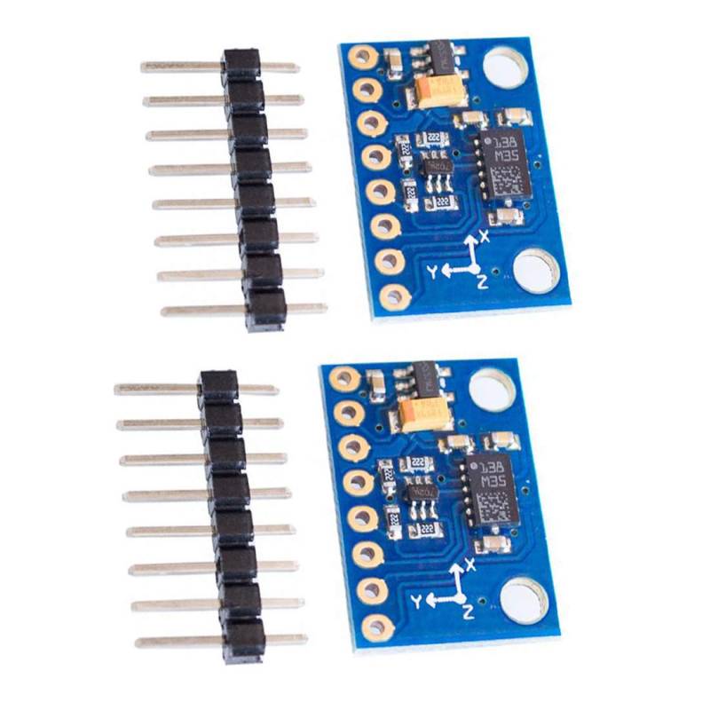 Hailege 2pcs LSM303DLHC GY-511 3 Achsen E-Kompass Beschleunigungsmesser Magnetometer Modul 12 Bit AD Convert von Hailege