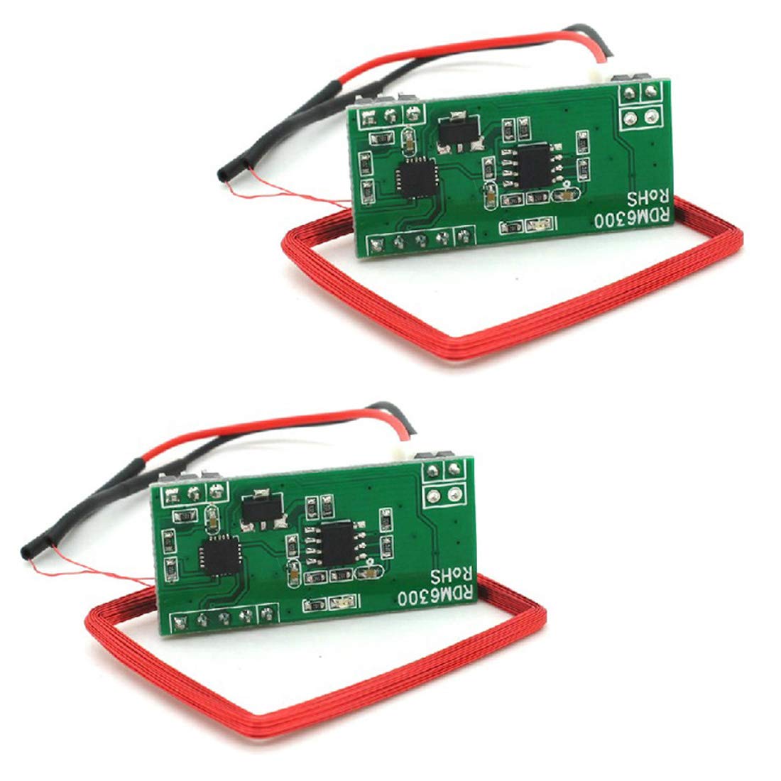 Hailege 2pcs RDM630 125 KHZ EM4100 RFID Card Read Module UART Serial Output von Hailege