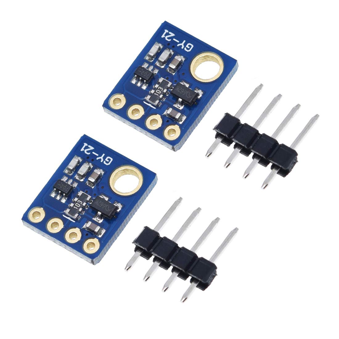 Hailege 2pcs Si7021 GY-21 Industrieller hochpräziser Feuchtigkeitssensor I2C IIC-Schnittstelle für Arduino Low Power CMOS IC Modul von Hailege