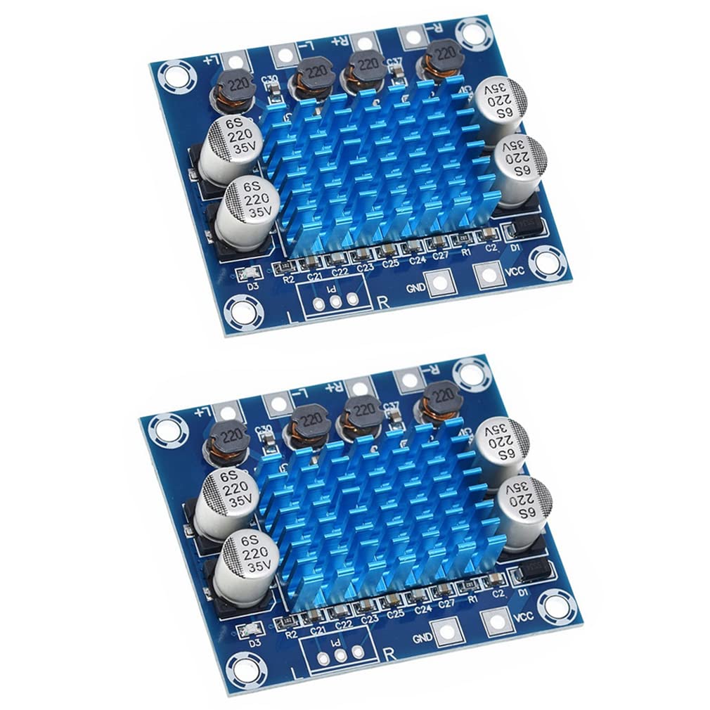 Hailege 2pcs TPA3110 Digital Stereo Audio Amplifier Board 30W + 30W AMP Board 2.0 Kanal Amplifier Board DC 8-26V 3A XH-A232 von Hailege