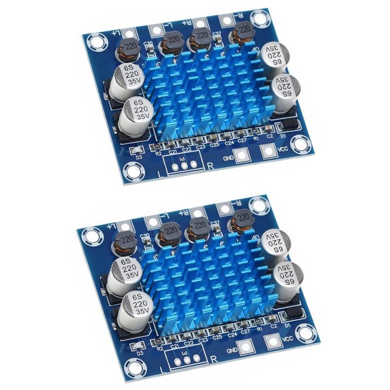 Hailege 2pcs TPA3110 Digital Stereo Audio Amplifier Board 30W + 30W AMP Board 2.0 Kanal Amplifier Board DC 8-26V 3A XH-A232 von Hailege