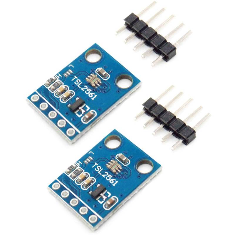 Hailege 2pcs TSL2561 Licht Leuchtkraft Sensor Infrarotlicht Helligkeit Sensor Leuchtdichte Sensor von Hailege