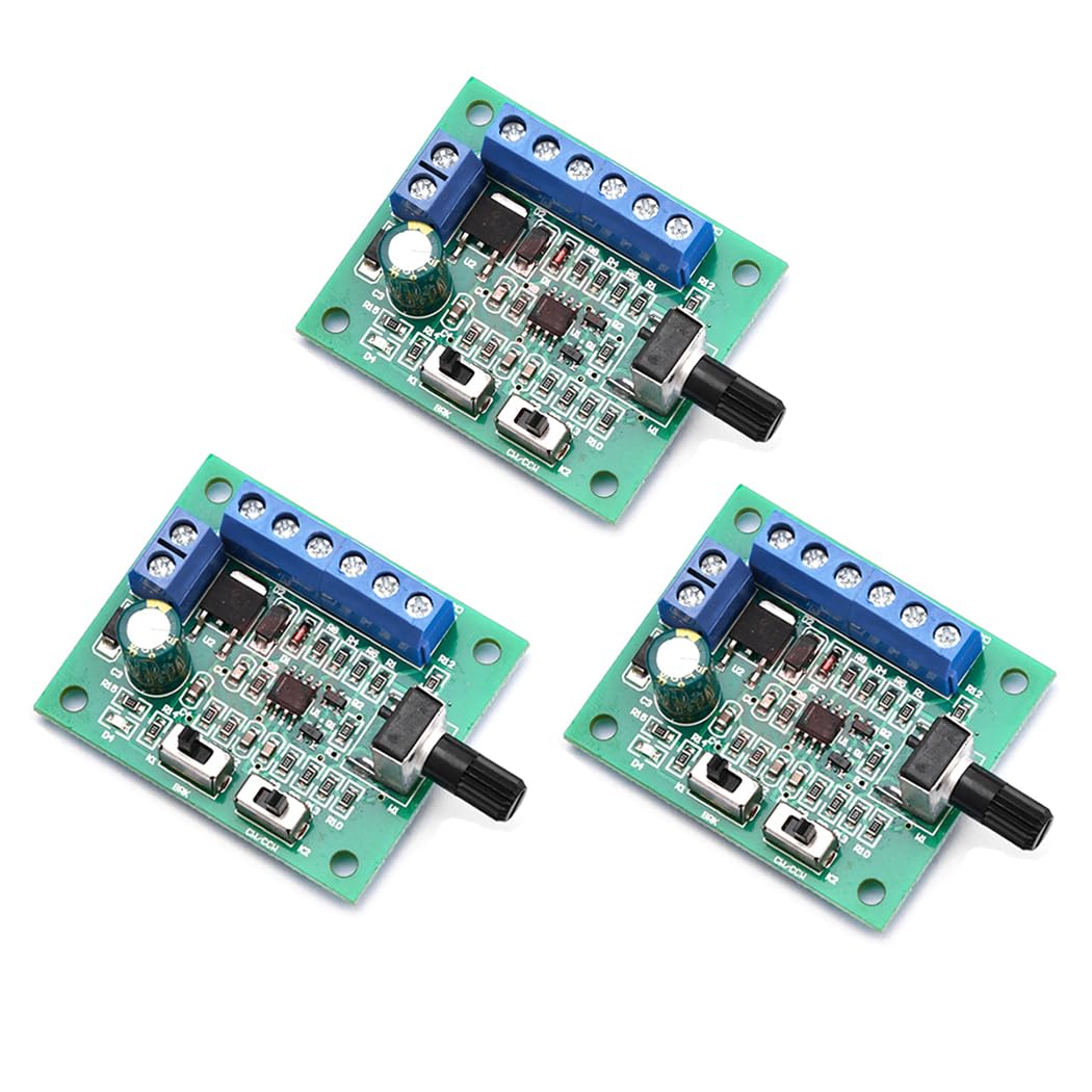 Hailege 3pcs DC8-24V Brushless DC Motor Drehzahlregler PWM Speed Control Board Spannungsregler mit Vorwärts-Rückwärts-Schalter von Hailege