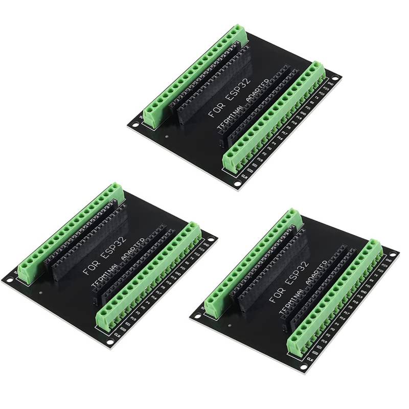 Hailege 3pcs ESP32 ESP32S GPIO Expansion Breakout GPIO Expansion Board Pin Out IO Out 1 into 2 for ESP32 ESP32S 38Pin Development Board von Hailege