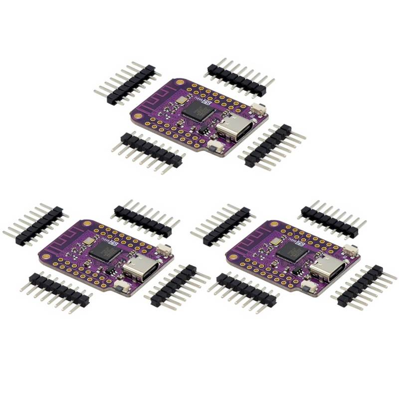 Hailege 3pcs ESP32 S2 Mini WiFi Development Board WIFI IOT Wireless Board Based on ESP32-S2FN4R2 ESP32-S2 4MB Flash Type-C MicroPython Arduino Compatible von Hailege