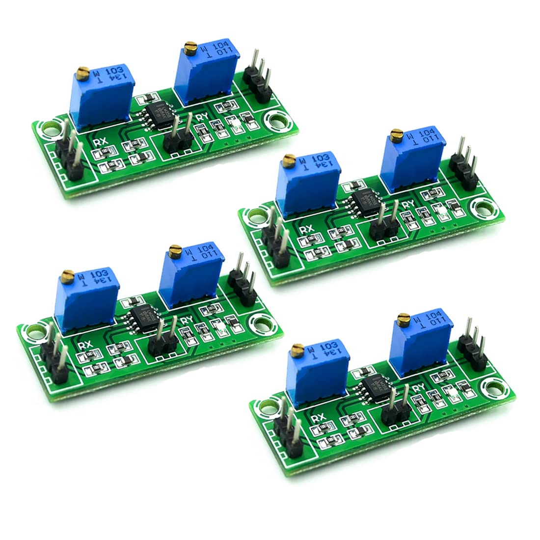 Hailege 4pcs LM358 Weak Signal Amplifier Voltage Amplifier Secondary Operational Amplifier Board Single Power Signal Collector 3.5-24V von Hailege