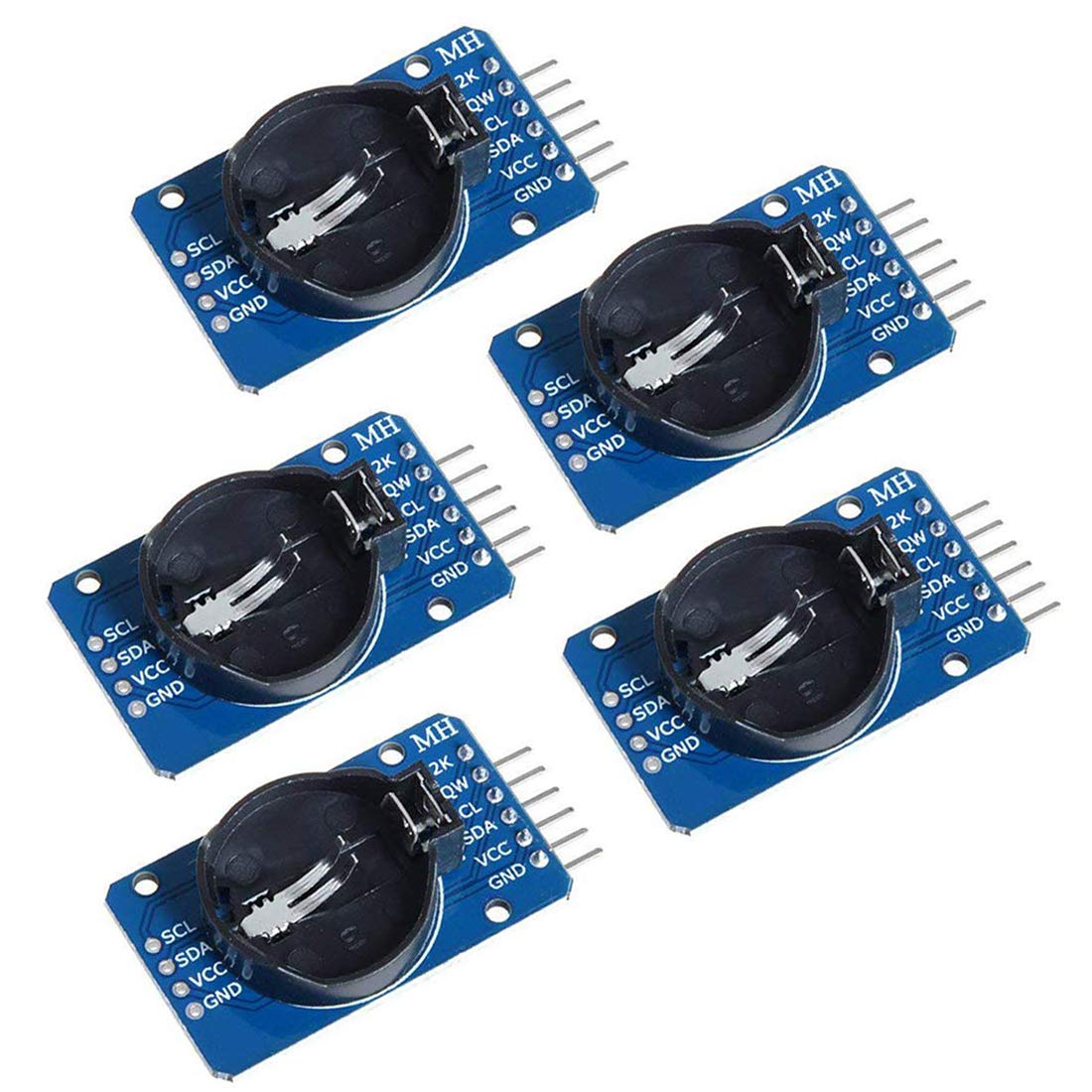 Hailege 5pcs Uhr-Modul Echtzeit-Uhr-Modul IIC RTC-Modul ohne Batterie von Hailege