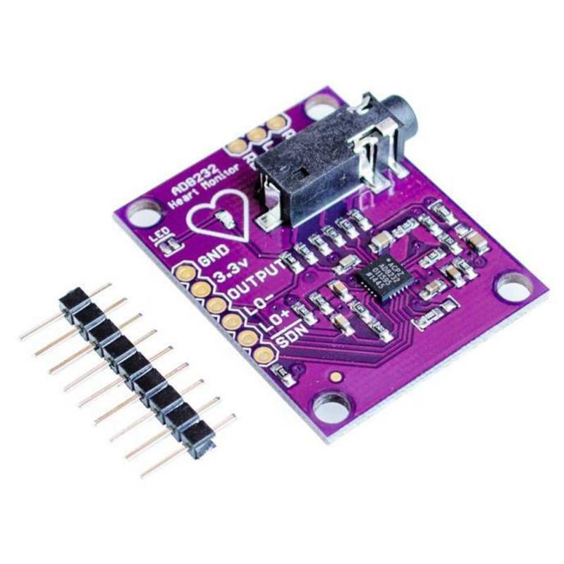 Hailege AD8232 Herzfrequenzmesser Sensor EKG-Messung Entwicklungsboard von Hailege