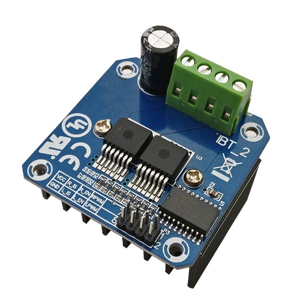 Hailege BTS7960 43A Dual H-Bridge Stepper Motor Drive Current Limit Control Semiconductor Refrigeration PWM for Smart Car Motor Drive von Hailege