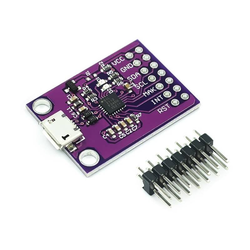 Hailege CP2112 Evaluierung Debugging Board CP2112 Debug Board Micro USB2.0 für USB USB zu SMBus I2C Kommunikationsmodul Dongle Datenaufzeichnung von Hailege