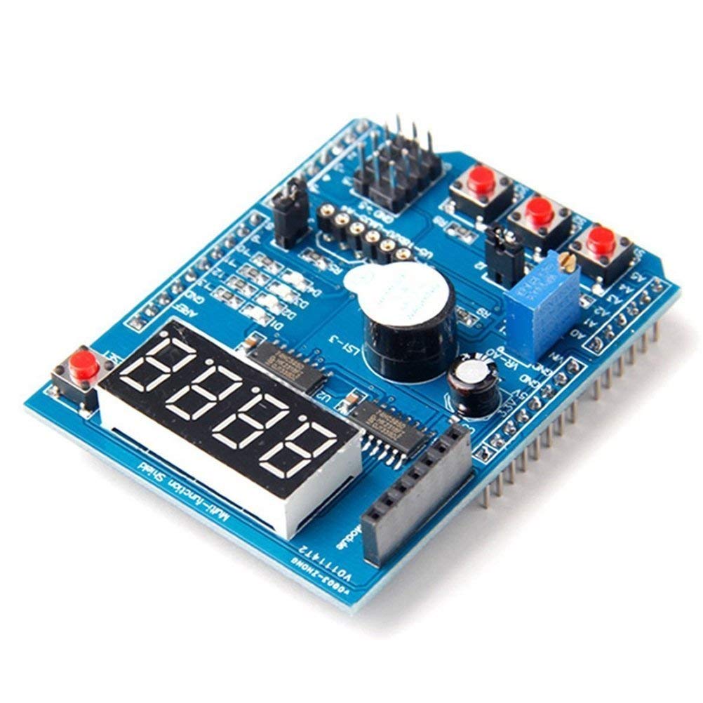 Hailege Multifunktionale Schnittstelle Shield Protype Shield Erweiterungskarte UNO 2560 R3 mit LM35 Infrarot-Empfänger Summer Bluetooth Wireless Interface Erweiterungsfunktion von Hailege