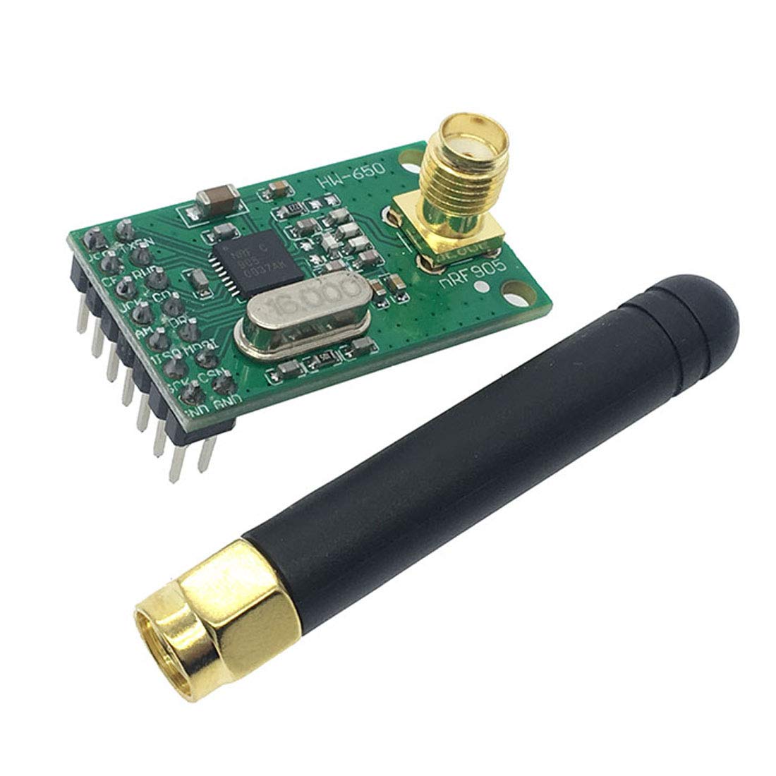 Hailege NRF905 Wireless Transceiver Modul PTR8000+ 433/486/915MHz mit Antenne NF905SE von Hailege