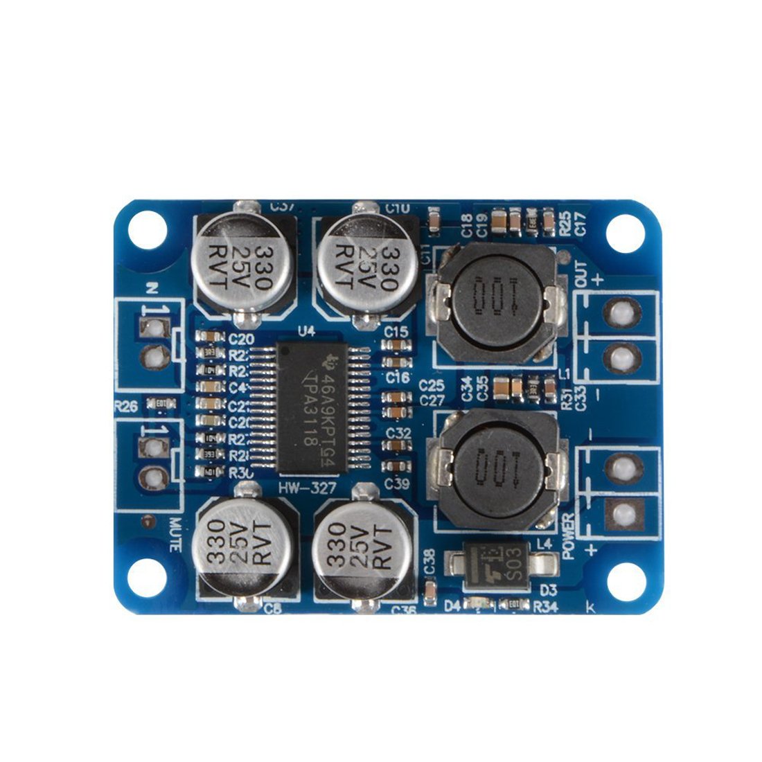 Hailege TPA3118 PBTL Mono Digital Audio Amplifier Board AMP Modul DC 8-26V 1x60W von Hailege