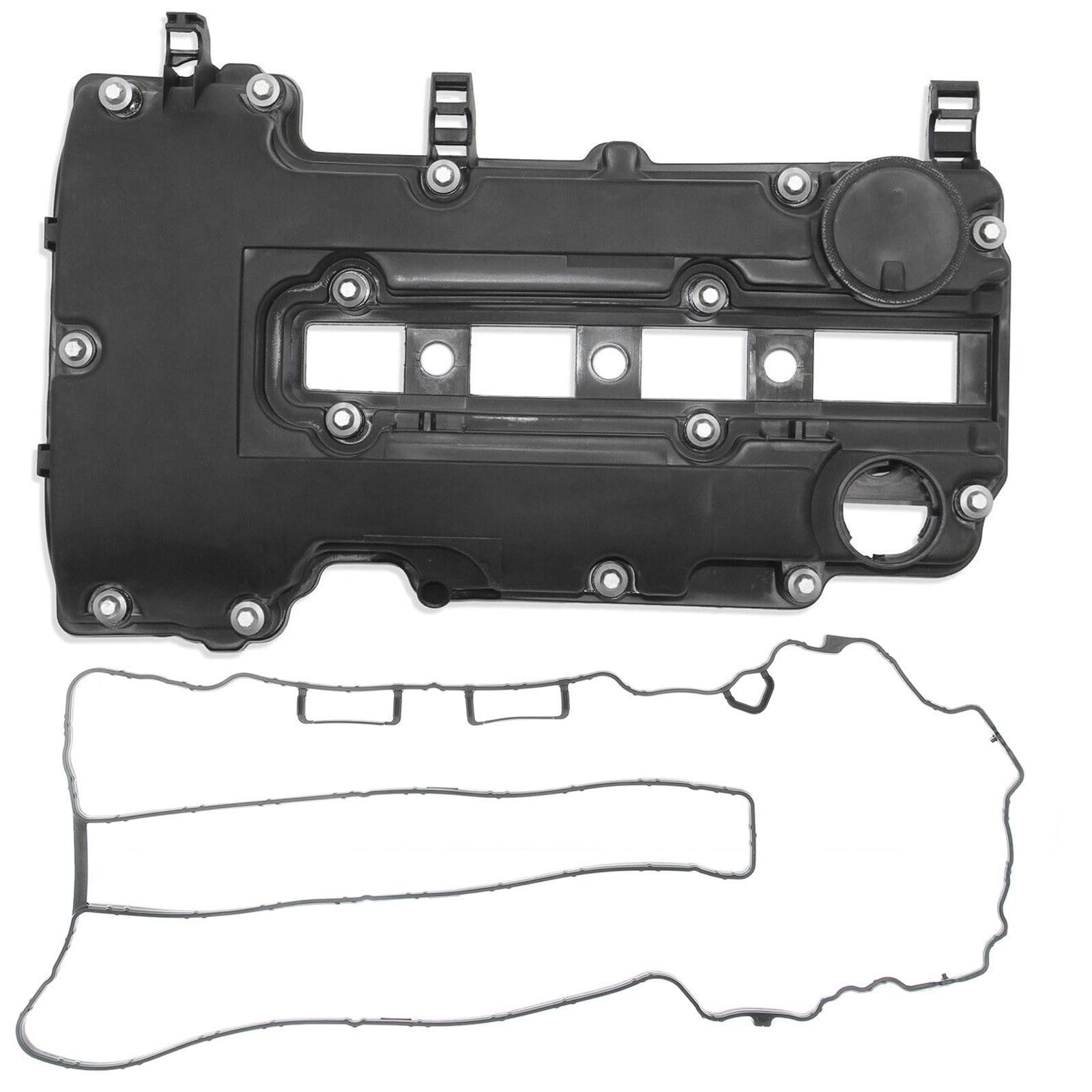 Hajus 1031002 Ventildeckel Zylinderkopfhaube Ventil Wippe Abdeckung Ventildeckeldichtung für Opel Adam Corsa D Astra H J Insignia 1.2 1.4 55573746 25198874 55561426 von Hajus Autoteile Germany