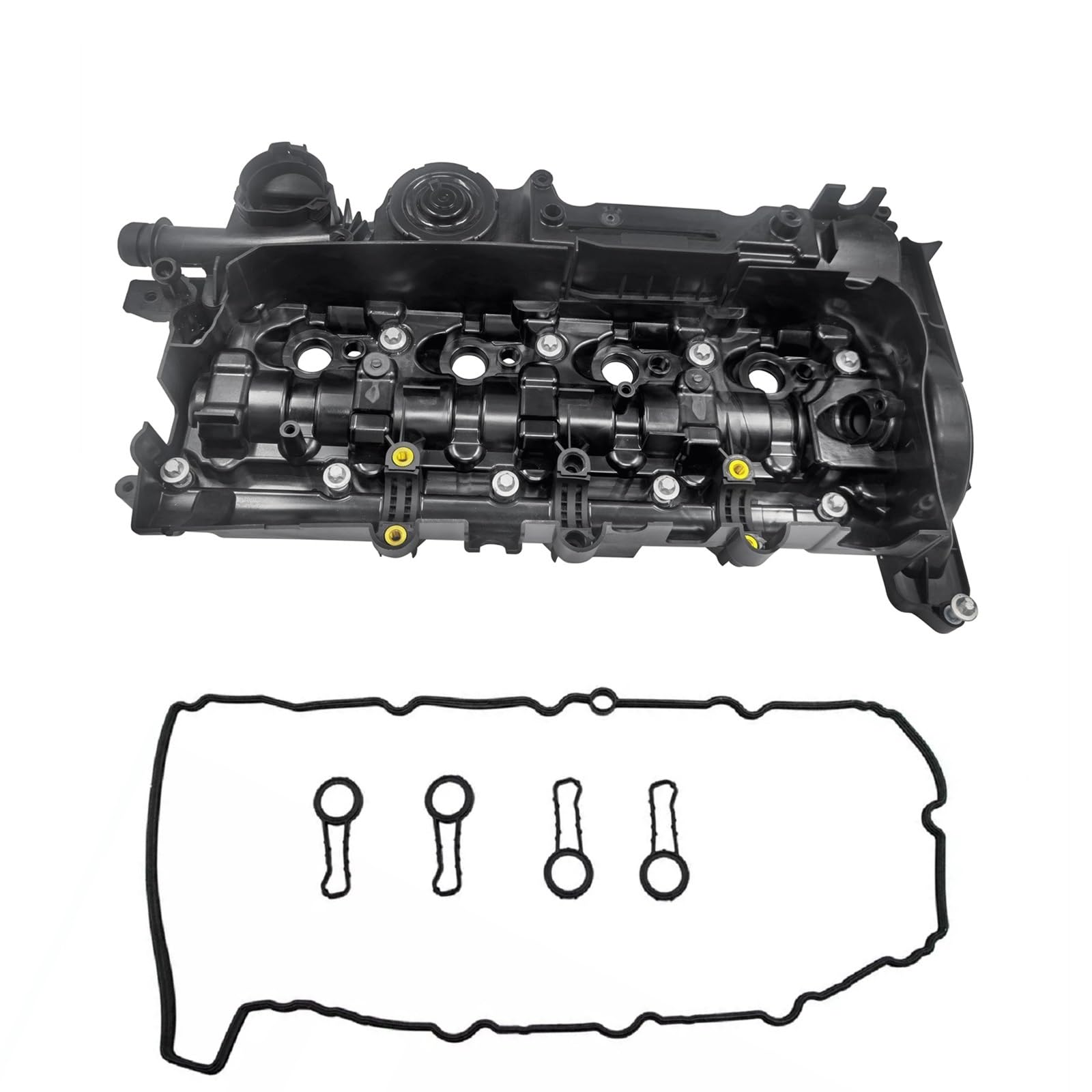 Hajus 1031042 Ventildeckel Zylinderkopfhaube 11127810584 kompatibel mit BMW 1 3 4 5 X1 X3 X5 F20 F21 F34 E90 E93 F31 F36 F10 F11 E84 2.0 Diesel von Hajus Autoteile Germany