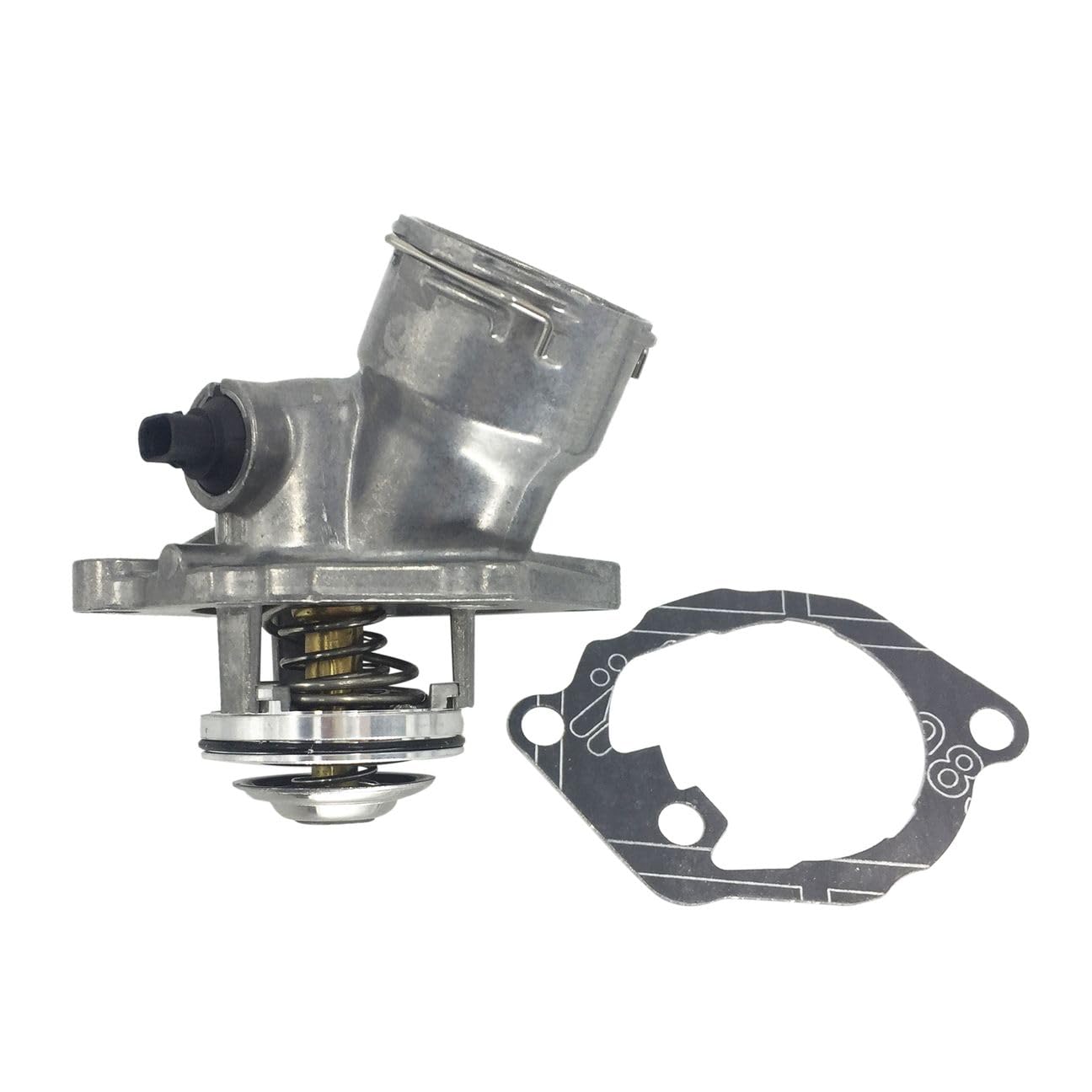 Hajus 1211277 Thermostat Kühlmittel Thermostatgehäuse 2722000015 100°C kompatibel mit Mercedes-Benz C E R GLK SL SLK CLK CLS CLC W203 W204 CL203 S203 CL203 CLS280 W211 W221 von Hajus Autoteile Germany