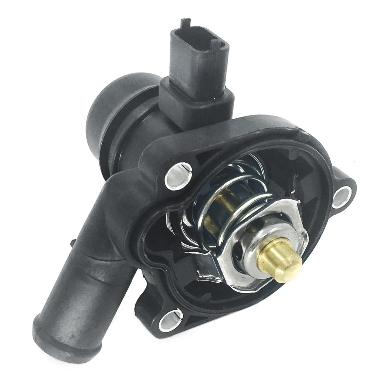 Hajus 1211410 Thermostat 103°C mit Gehäuse mit Sensor & Dichtung Kompatibel mit Chevrolet Opel Cruze Astra Corsa Insignia Meriva Zafira Adam 21.4 1.6 1.8 2009-2020 von Hajus Autoteile Germany