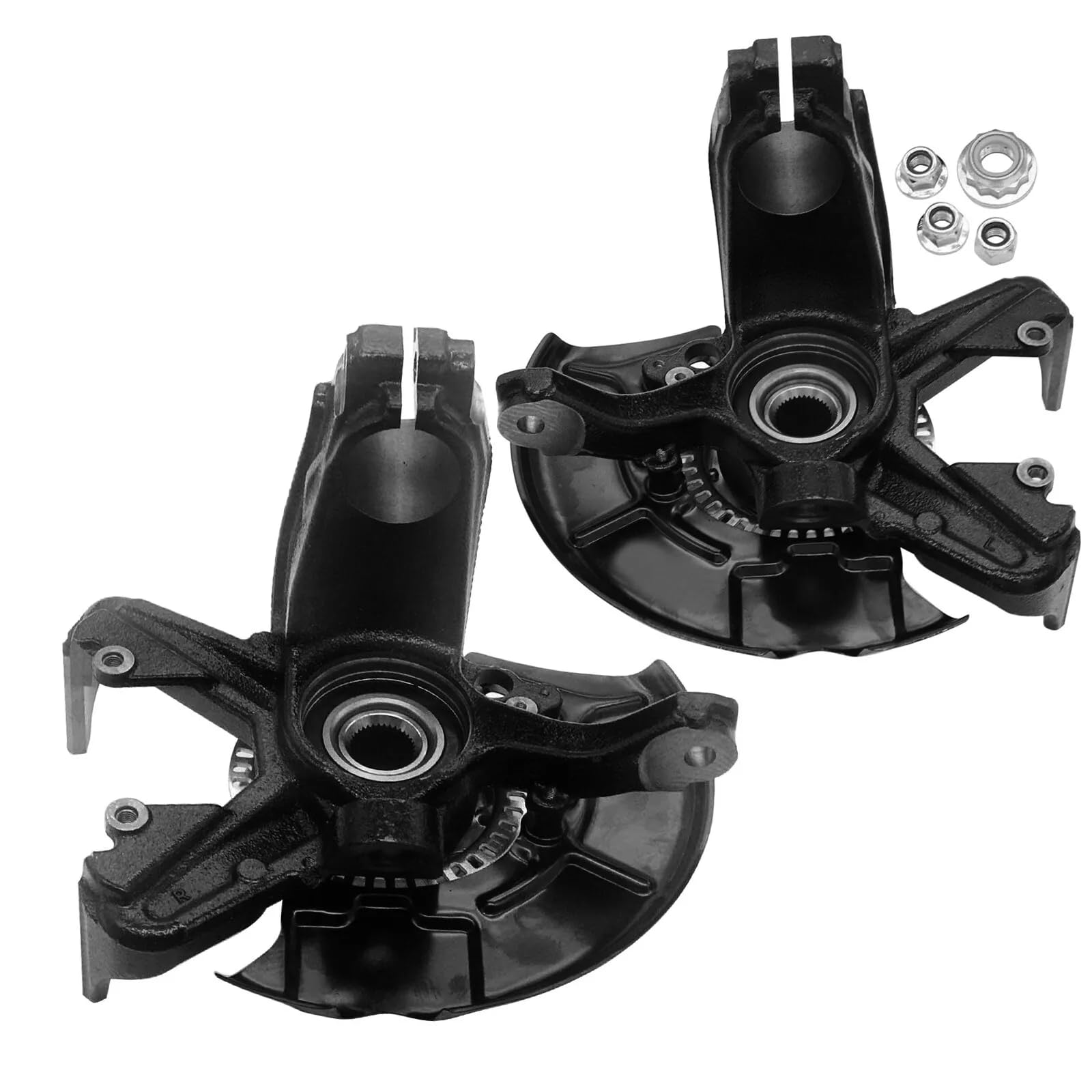 Hajus 405100910 2x Achsschenkel Radaufhängung 1J0407255AG 1J0407256AG Vorne Links Rechts kompatibel mit A3 Seat Toledo II Octavia I Golf IV 1996-2010 von Hajus Autoteile Germany