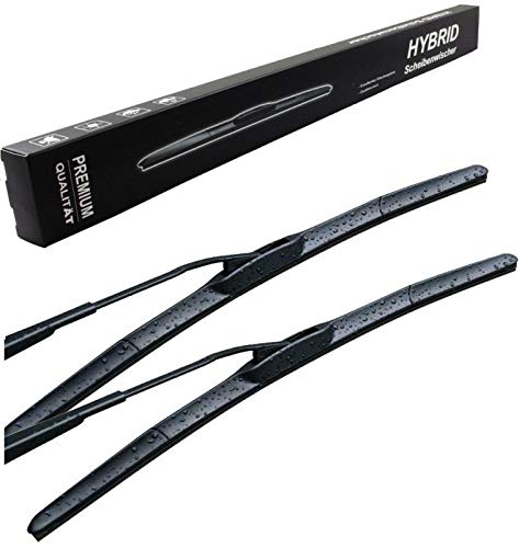 HYBRID Scheibenwischer Hakenbefestigung front Wiper Blades von Hallenwerk H600 530 von Hallenwerk