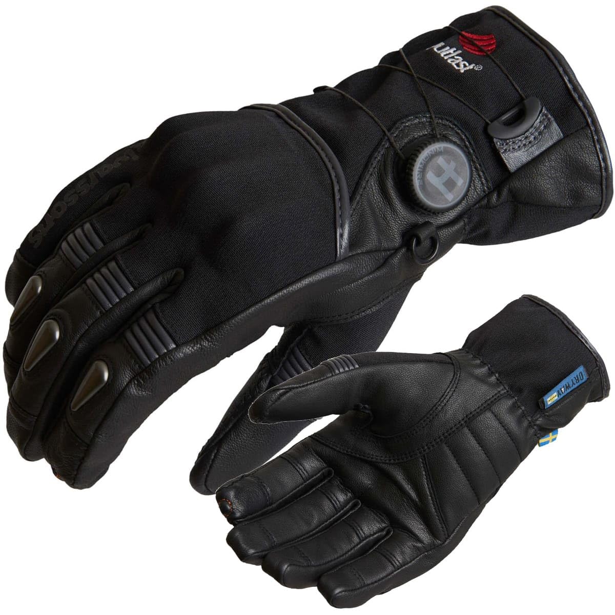 Halvarssons Ljusdal Motorradhandschuhe (Black,10) von Halvarssons