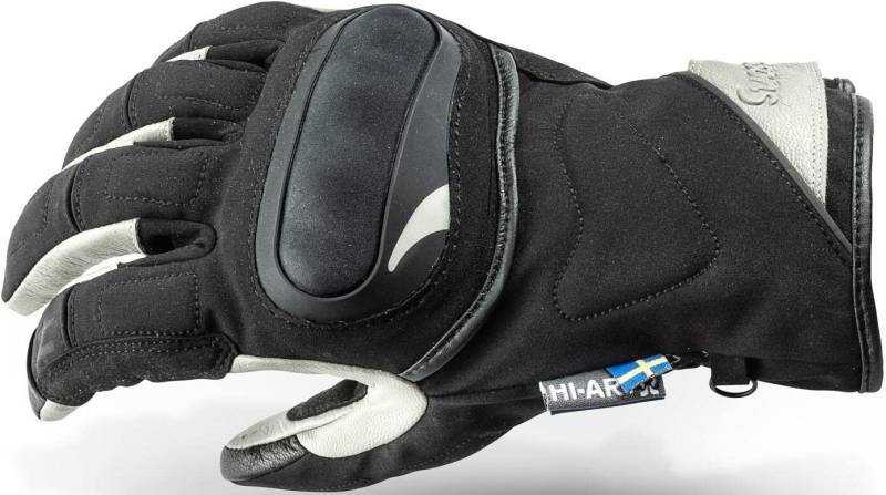 Halvarssons Oleby wasserdichte Motorradhandschuhe (Black/Gray,12) von Halvarssons