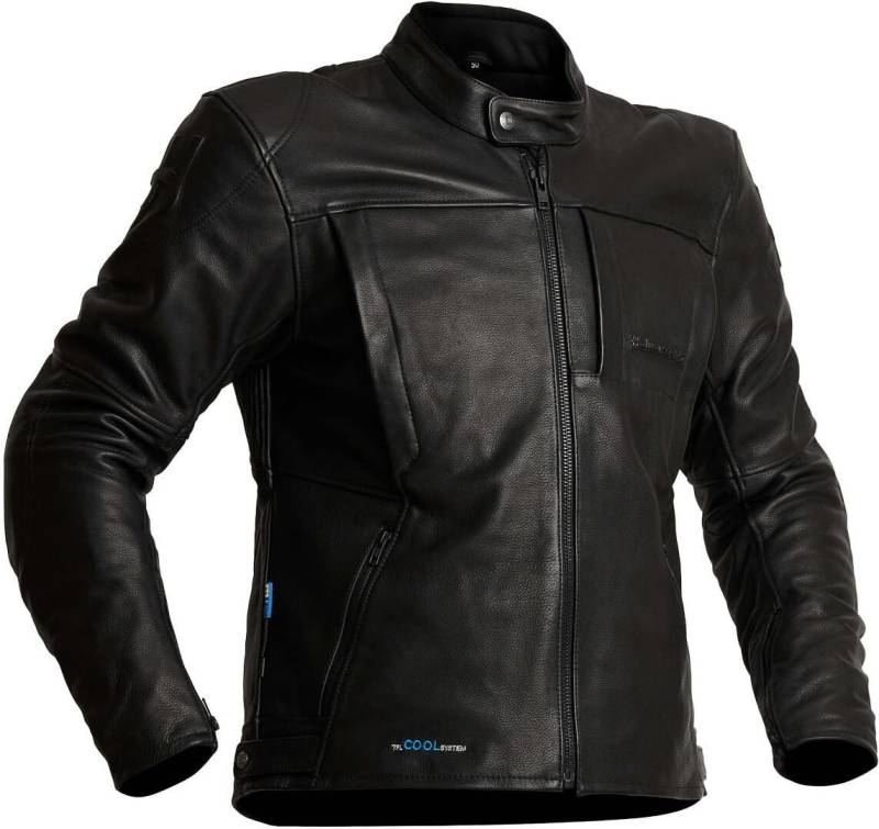 Halvarssons Racken wasserdichte Motorrad Lederjacke (Black,52) von Halvarssons