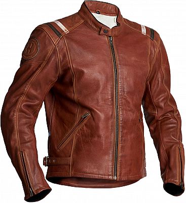 Halvarssons Skalltorp, Lederjacke - Braun - 50 von Halvarssons