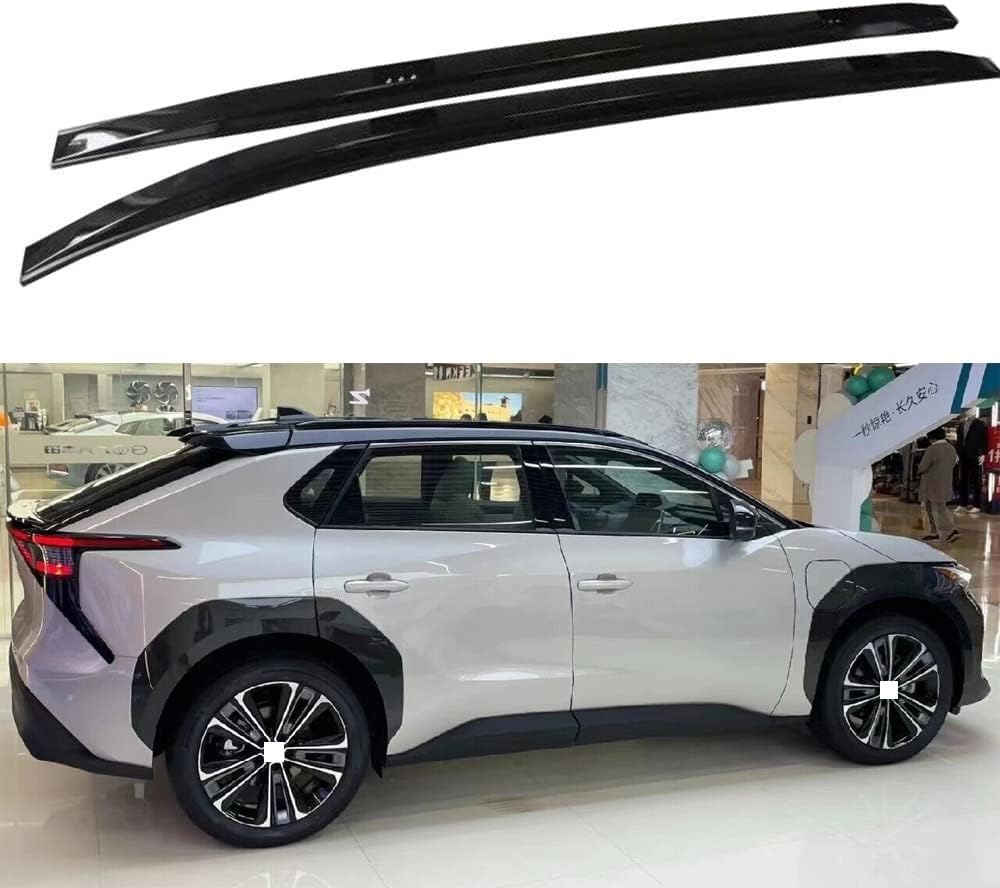 2 Stück Autodach-Längsträger für Toyota bZ4X 2022 2023 2024, Gepäcktransport, Reisezubehör aus Aluminium von HanYT
