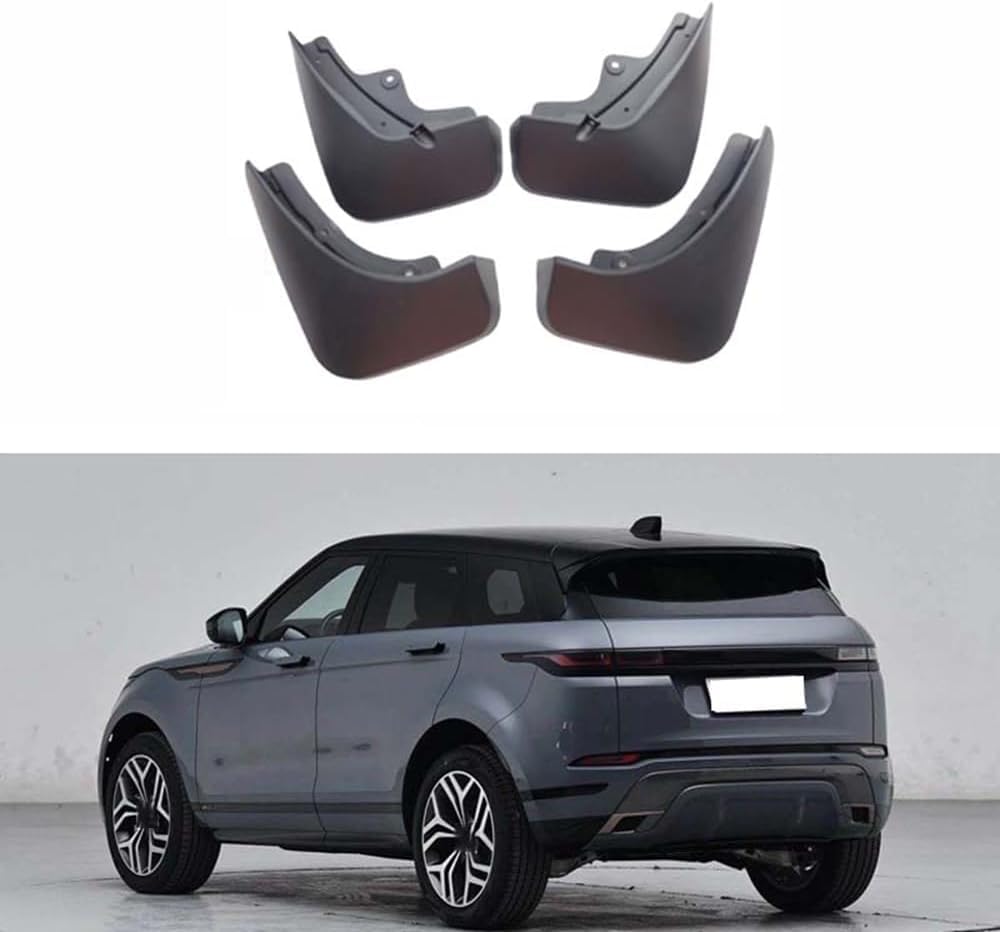 4Pcs Auto Schmutzfänger für Land Rover Evoque 2020, Mud Flaps Auto Vorne und Hinten Schmutzfänger Kratzfest Spritzschutz Kotflügel von HanYT