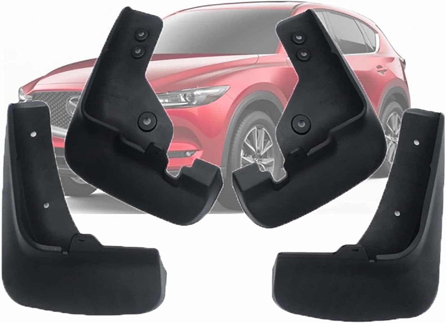 4Pcs Auto Schmutzfänger für Mazda CX-5 2013-2020, Mud Flaps Auto Vorne und Hinten Schmutzfänger Kratzfest Spritzschutz Kotflügel von HanYT