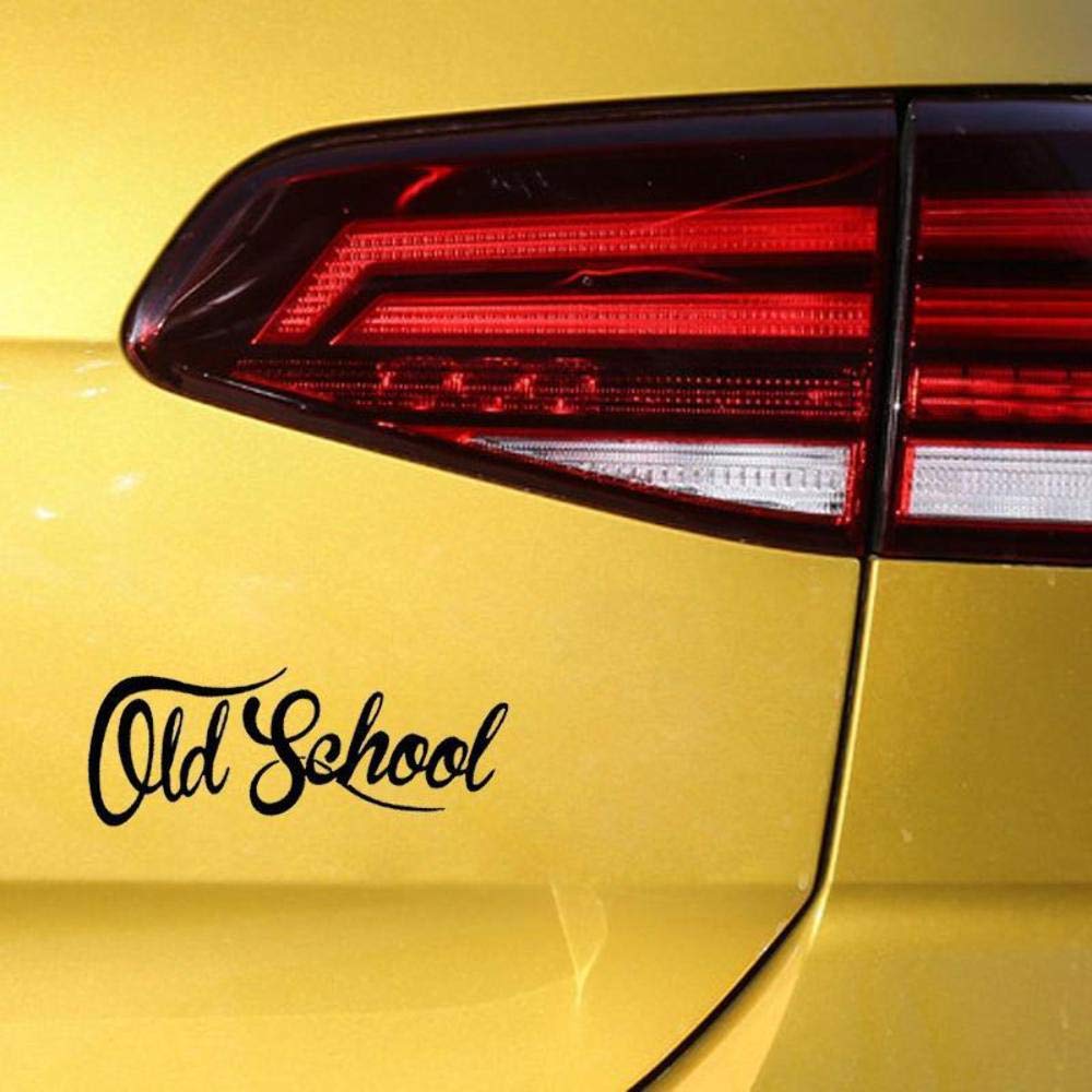 Old School Mode Classic Vinyl Decal Truck Fun Sticker Black/White 15.2CM x 6.1CM - Black von Handmade By Stukk