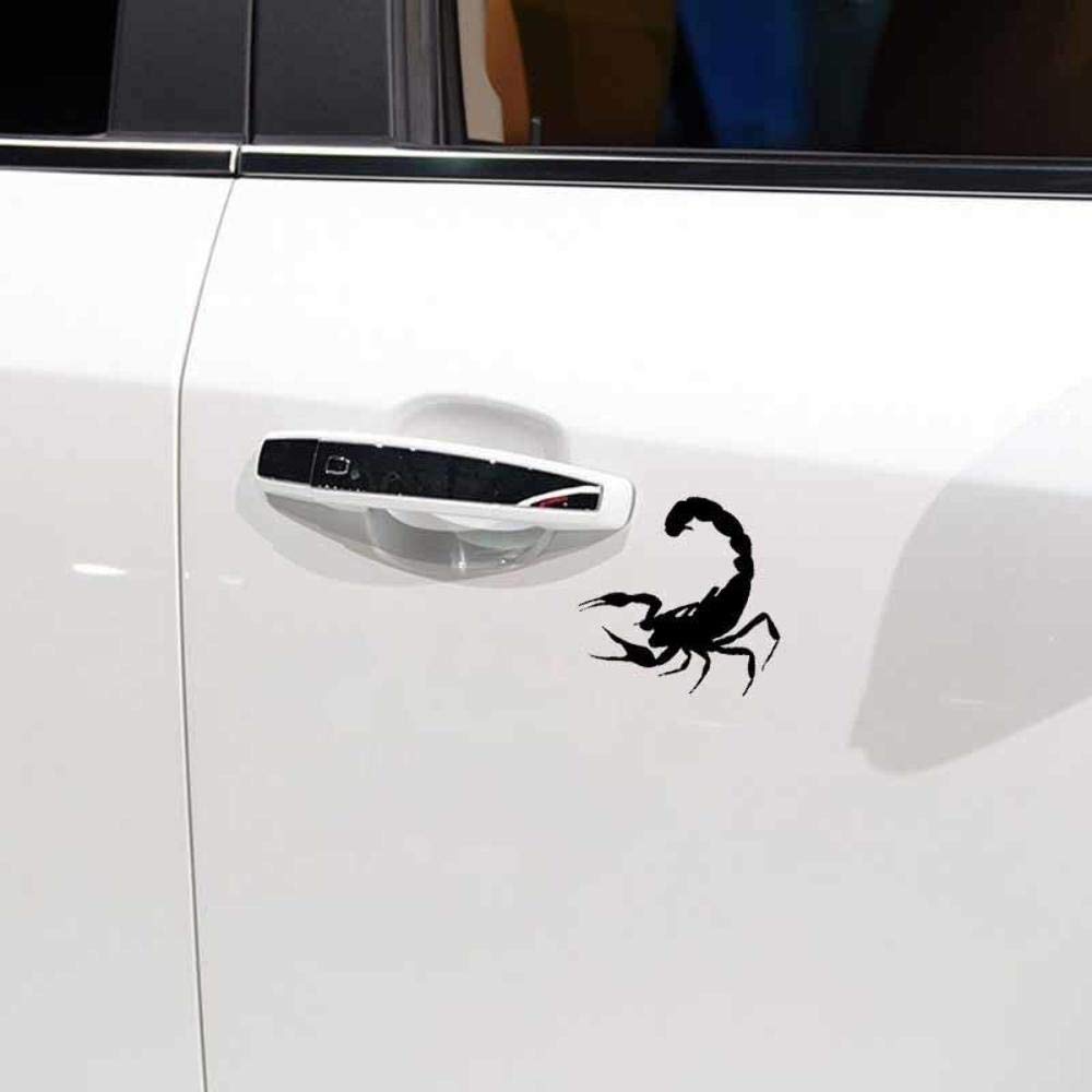 Scorpion Predator Venomous Sting Fun Window Sticker Vinyl Decal 15.5CM x 14.6CM - Black von Handmade By Stukk