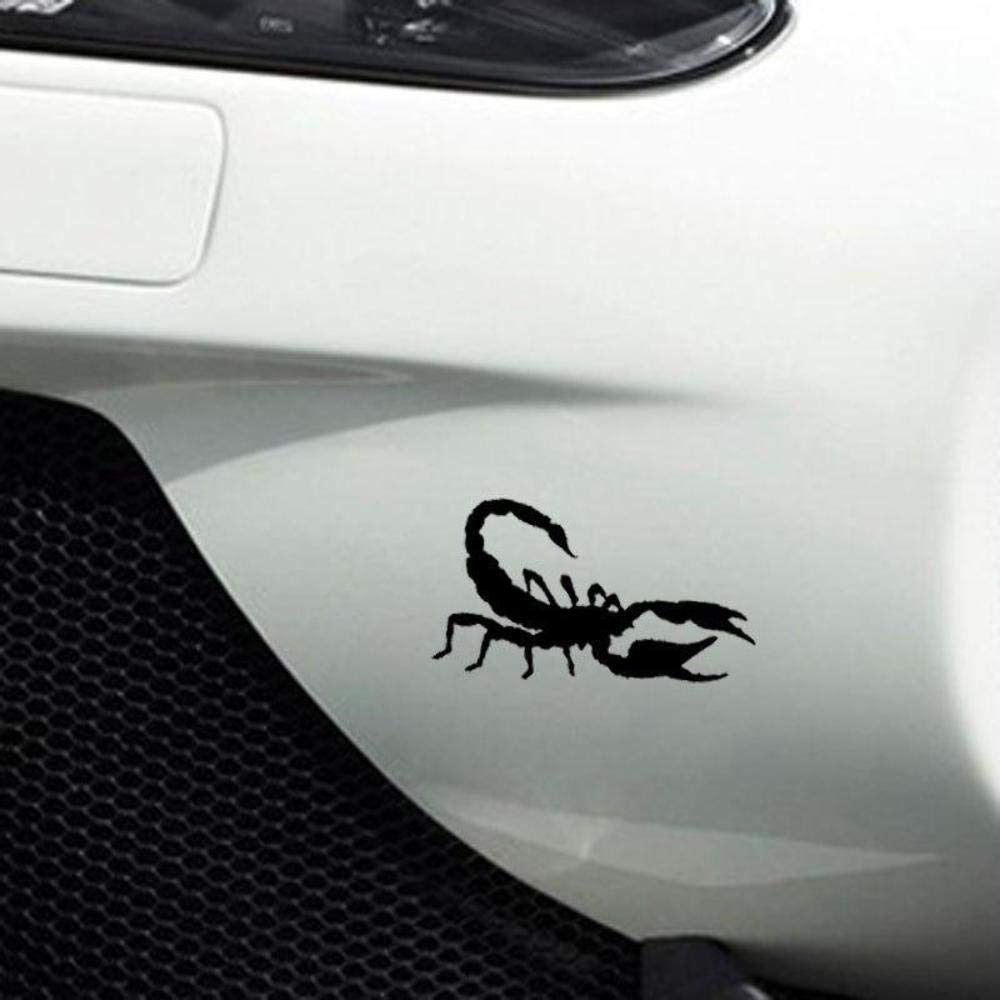 Scorpion Tribal Ferocious Fun Window Bumper Sticker Vinyl Decal 12.7CM x 8CM - Black von Handmade By Stukk