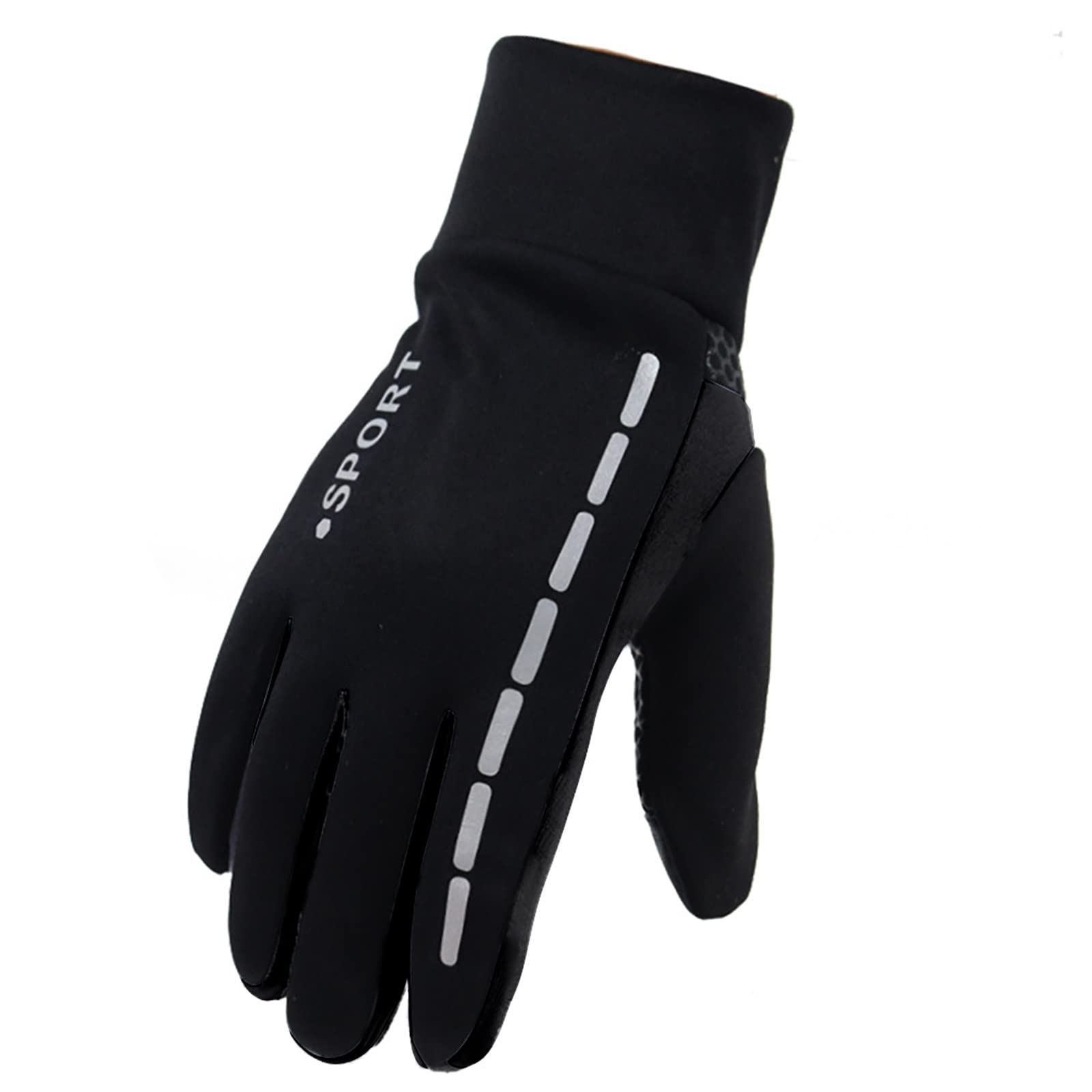 Fahrradhandschuhe Herren, Handschuhe Fahrrad Outdoor Leicht Warme Handschuhe Fahrradhandschuhe Handschuhe Winter Strickhandschuhe Sporthandschuhe Thermohandschuhe Winddichte Wintera1 von Hanraz