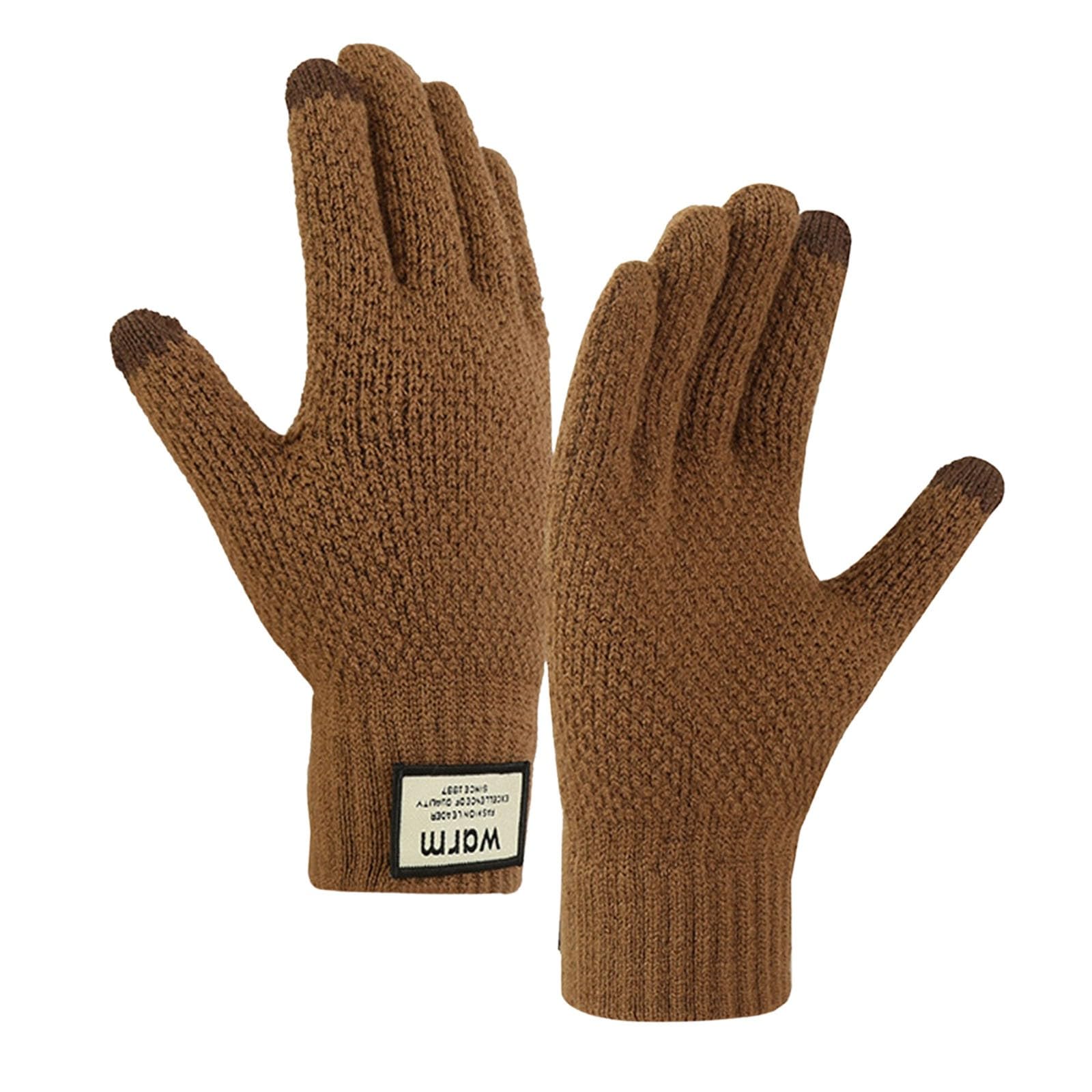 Fahrradhandschuhe Herren, Thermo Handschuhe Damen Unisex Thermo Weiche Thermohandschuhe Gloves Handschuhe Fahrrad Herren Winterhandschuhe Handschuhe Strickhandschuhe Winddichte Warmea1 von Hanraz