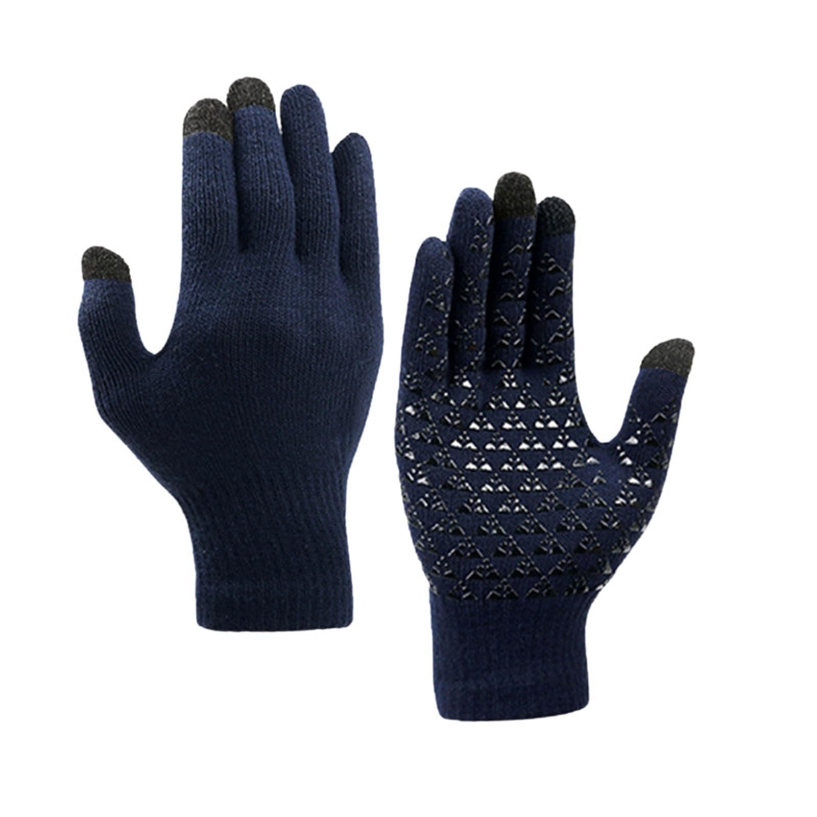 Fahrradhandschuhe Herren, Winterhandschuhe Herren Winddichte Winter Leicht Fahrradhandschuhe Winterhandschuhe Fahrrad Handschuhe Thermohandschuhe Gloves Laufhandschuhe Thermo Unisexa1 von Hanraz