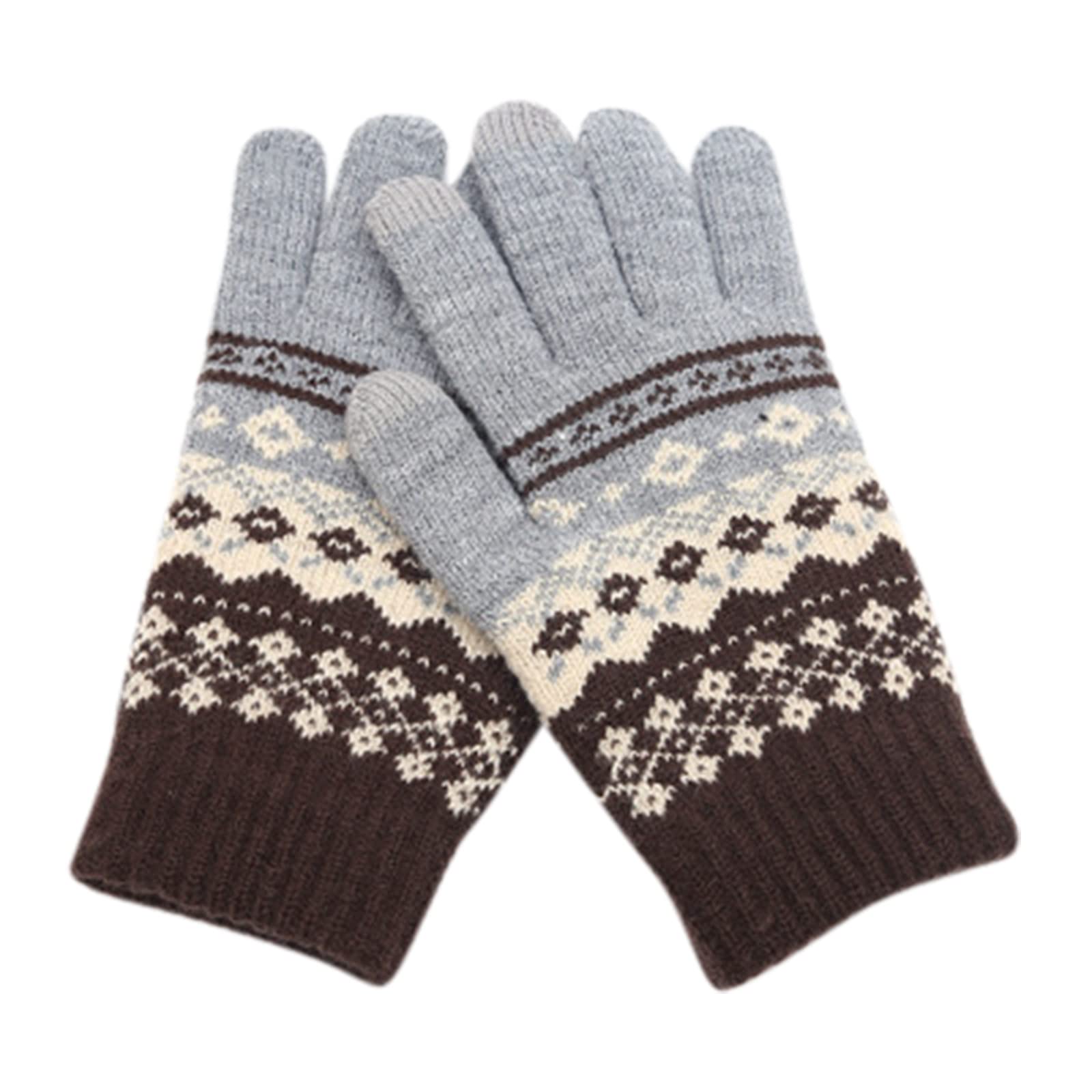 Handschuhe Herren, Fahrradhandschuhe Winter Weiche Outdoor Leicht Strickhandschuhe Winterhandschuhe Winter Handschuhe Herren Gloves Fahrradhandschuhe Laufhandschuhe Winter Winddichtea1 von Hanraz