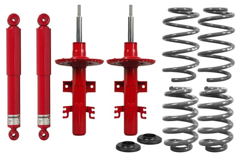 HANSEN STYLING PARTS Höherlegungsfahrwerk +40MM PASSEND FÜR T5 (2003-2015) & T6 (2015-2019) von Hansen Styling Parts