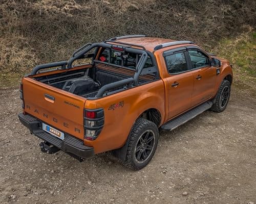 Hansen Styling Parts Black Hunter Überrollbügel passend für Ford Ranger Doppelkabine (2016-2022) matt von Hansen Styling Parts