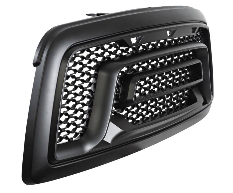 Schwarz matter Kühlergrill Kühlergrillblende - passend für Dodge Ram 1500 (2009-2012) von Hansen Styling Parts